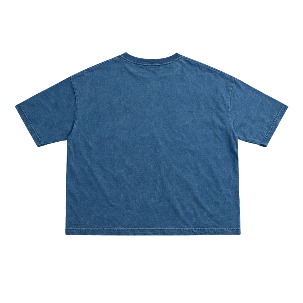 Denim Wash Boxy Fit Tee