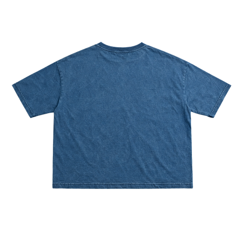 Denim Wash Boxy Fit Tee